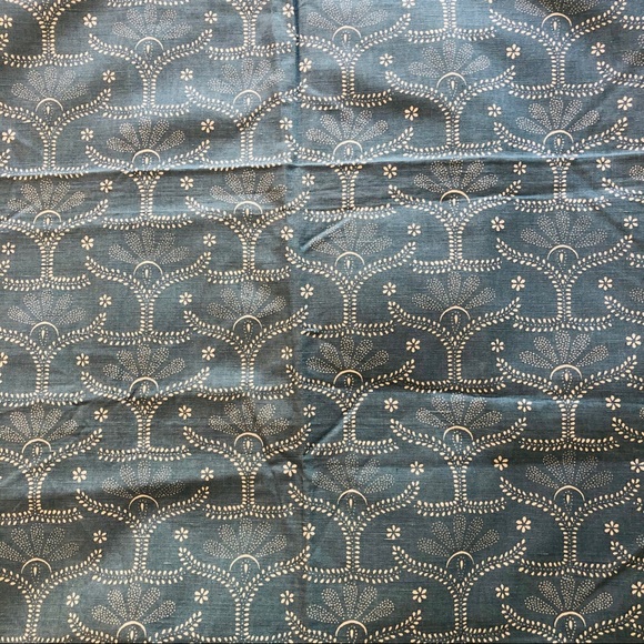 Vintage linen cotton fabric piece